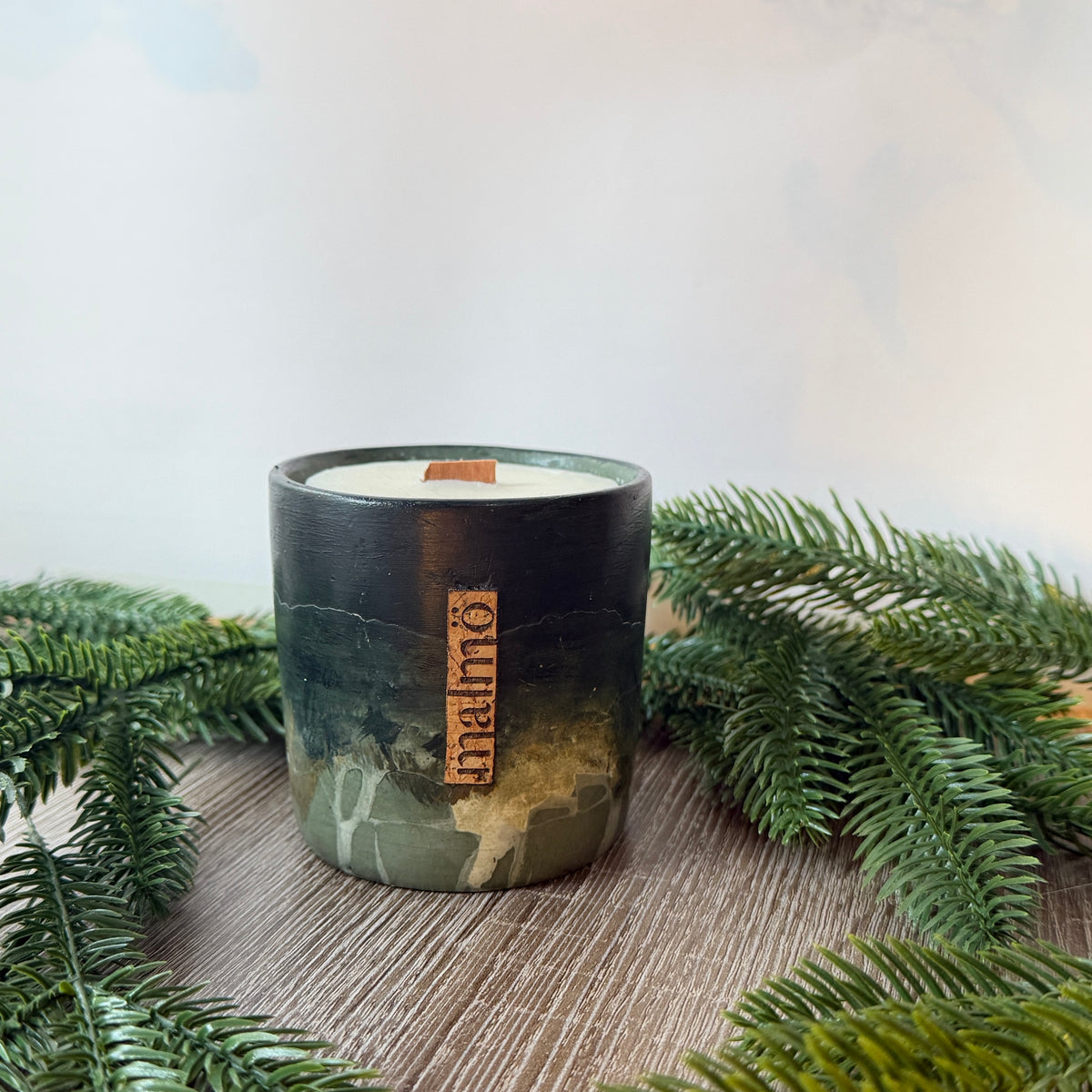 Forest Handmade Refillable Candle Pot
