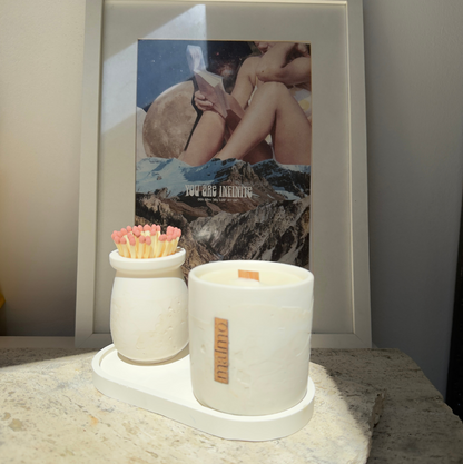 Natural Candle Pot Set | Malmö Home