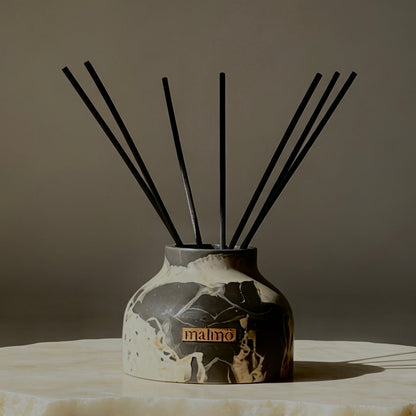Charcoal, Natural & Beige Dröm Reed Diffuser | Malmö Home