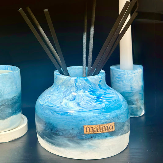 Refillable Handmade Dröm Reed Diffuser  ~ Sky