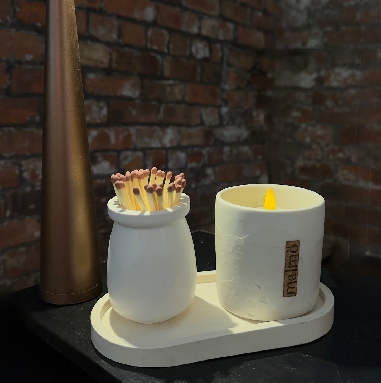 Natural Candle Pot Set | Malmö Home