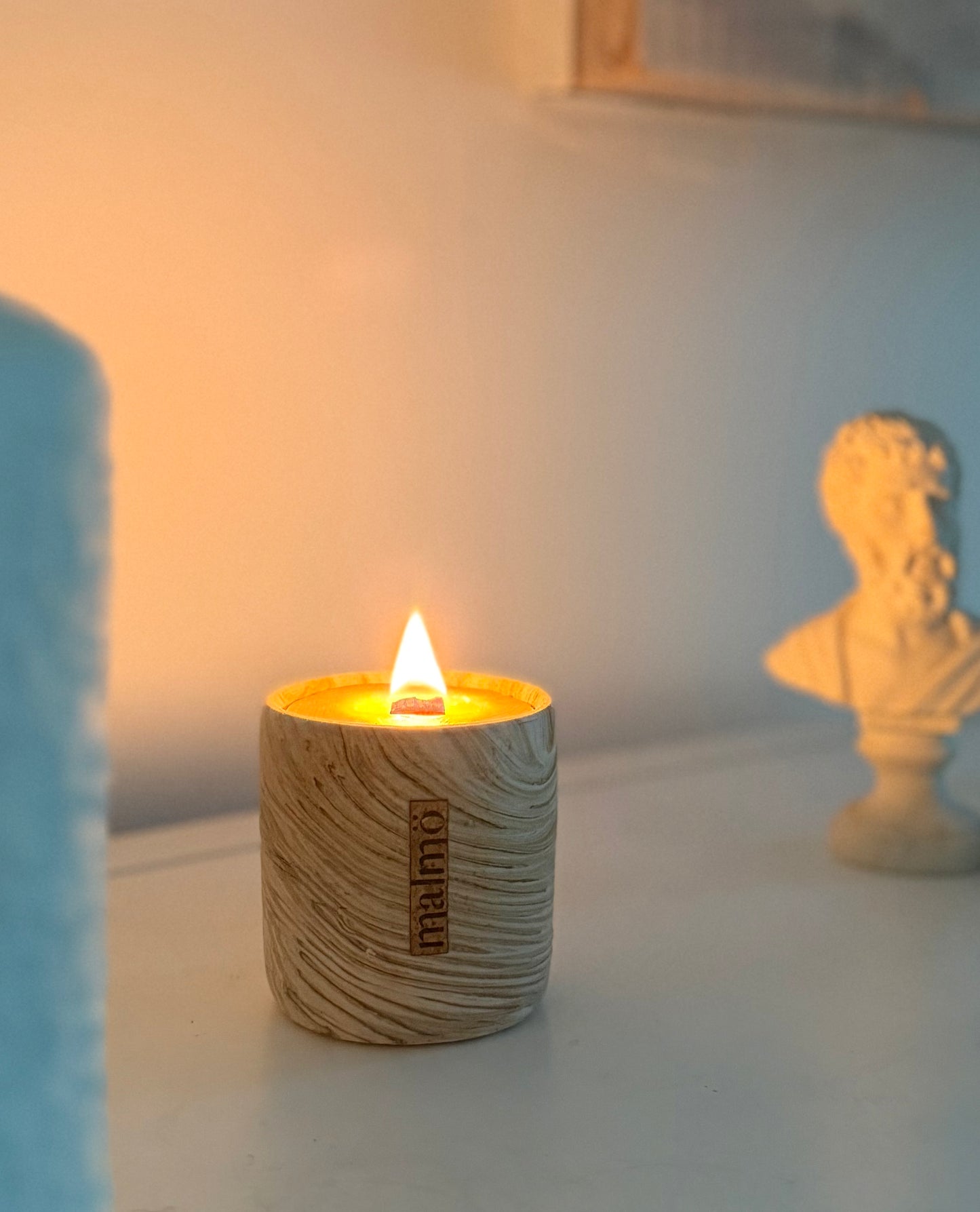 Wood Candle Pot | Malmö Home