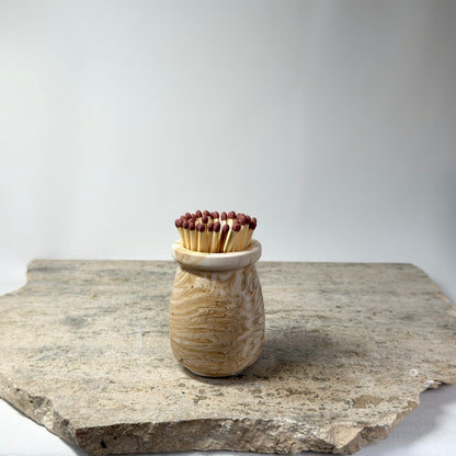 Wood Match Pot | Malmö Home