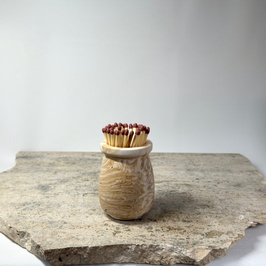 Wood Match Pot | Malmö Home