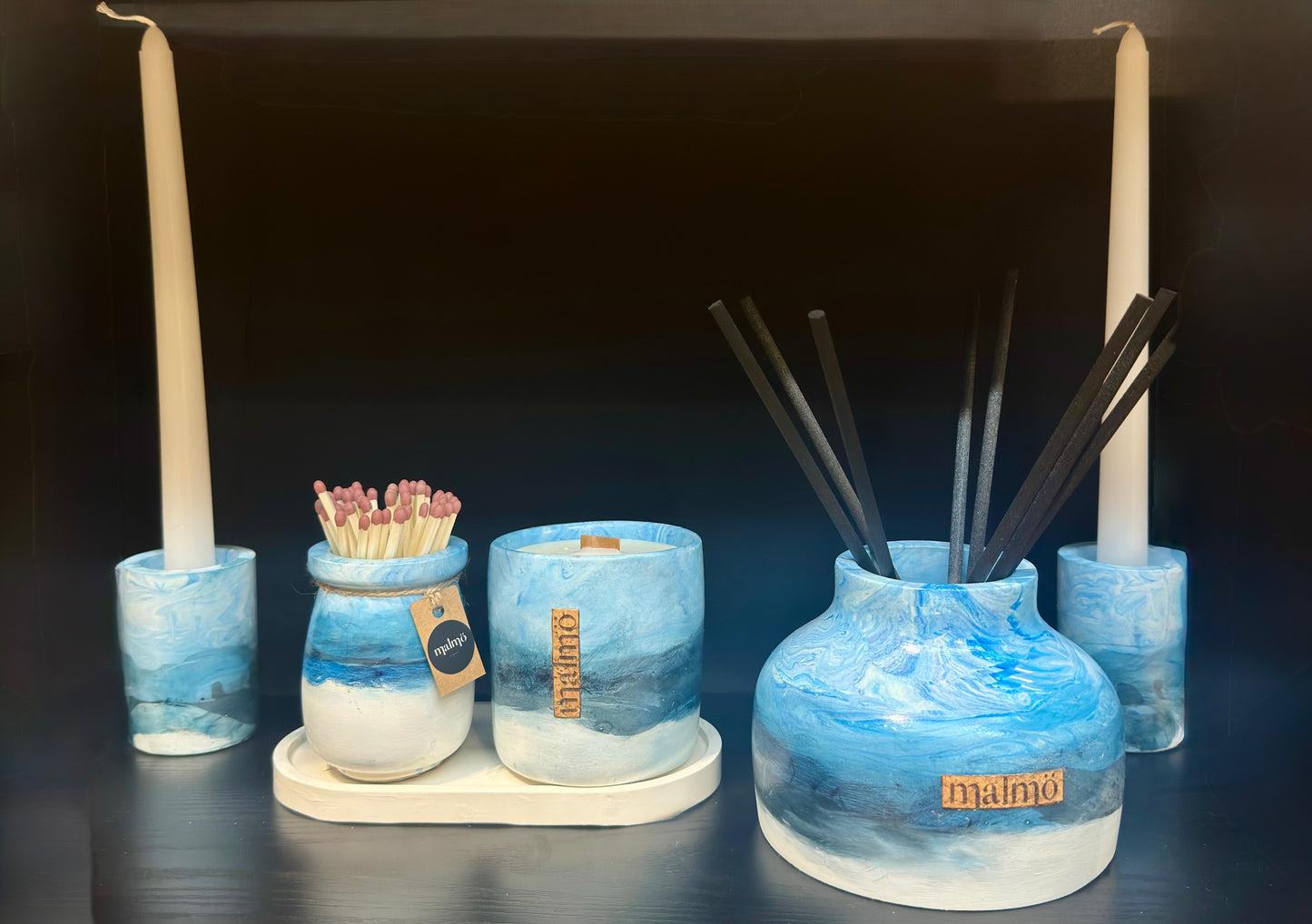 Sky Candle Pot Set | Malmö Home
