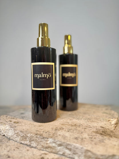 Room Mist bottle from Malmö Home designed to refresh and lighten indoor spaces