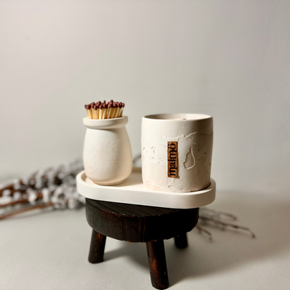 Natural Candle Pot Set | Malmö Home